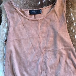 Minkpink suede top